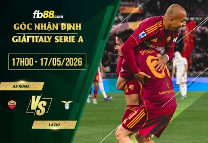 fb88-soi kèo AS Roma vs Lazio