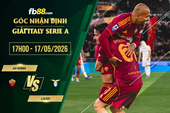fb88-soi kèo AS Roma vs Lazio