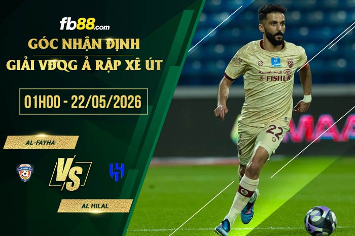 fb88-soi kèo Al-Fayha vs Al Hilal