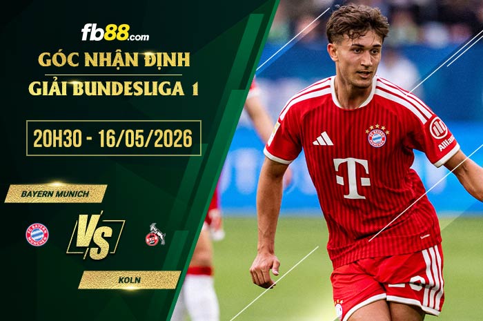 fb88-soi kèo Bayern Munich vs Koln