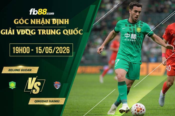 fb88-soi kèo Beijing Guoan vs Qingdao Hainiu