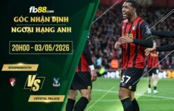 fb88-chi tiết kèo trận đấu Bournemouth vs Crystal Palace