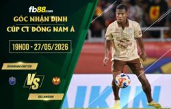 fb88-soi kèo Buriram United vs Selangor