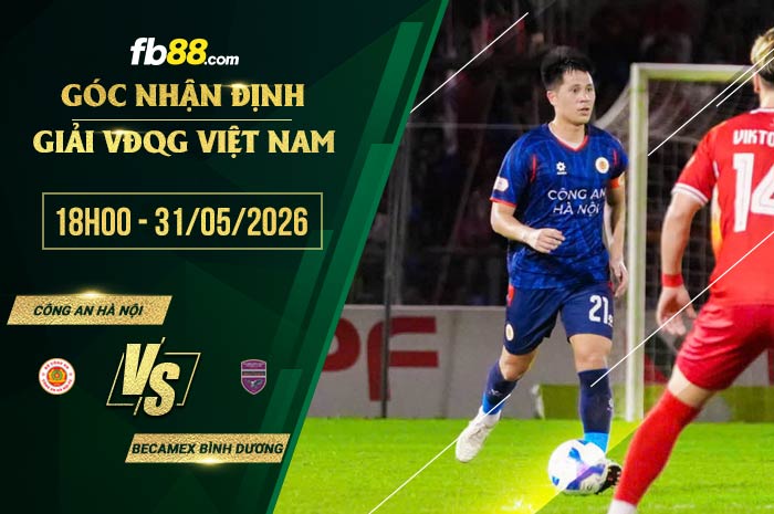 fb88-soi kèo Công An Hà Nội vs Becamex Bình Dương