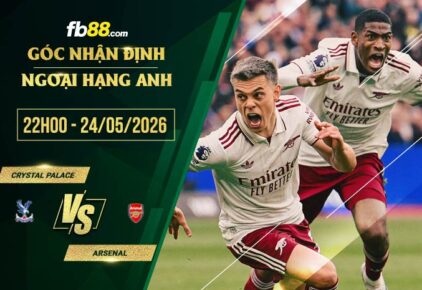 fb88-soi kèo Crystal Palace vs Arsenal