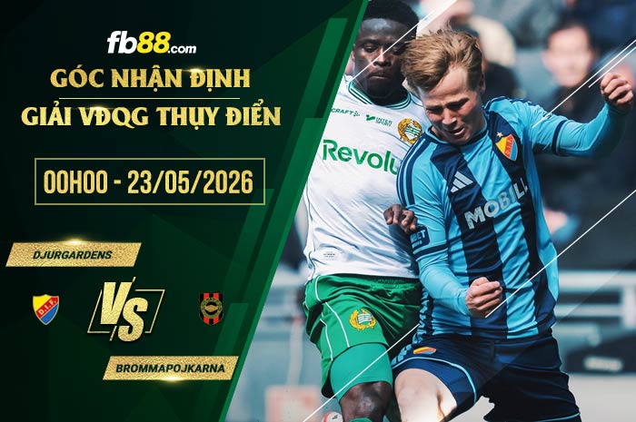 fb88-soi kèo Djurgardens vs Brommapojkarna