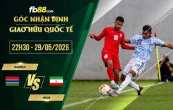 fb88-soi kèo Gambia vs Iran