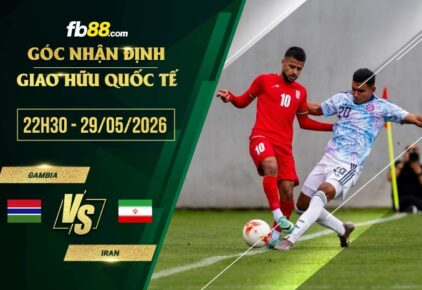 fb88-soi kèo Gambia vs Iran
