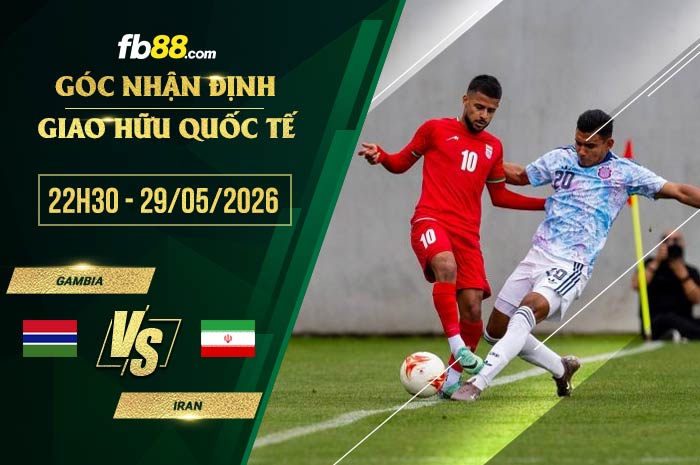 fb88-soi kèo Gambia vs Iran