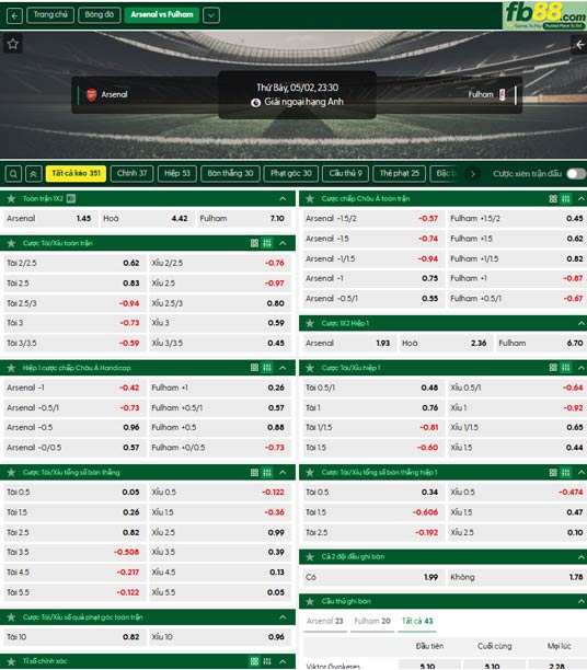 fb88-ty-le-tran-dau-Arsenal-vs-Fulham-02-05-2026