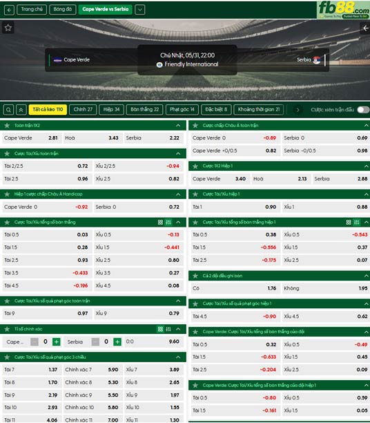 fb88-ty-le-tran-dau-Cape-Verde-vs-Serbia-31-05-2026