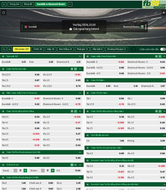 fb88-ty-le-tran-dau-Dundalk-vs-Shamrock-Rovers-16-05-2026
