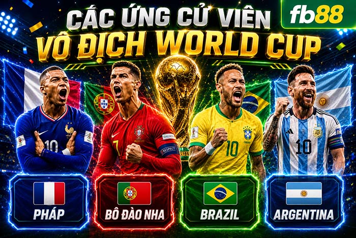 FB88 -Các ứng cử viên vô địch World Cup 2026