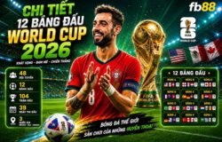 FB88 -Chi tiết 12 Bảng Đấu World Cup 2026