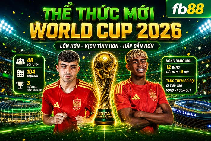 FB88 Thể thức World Cup 2026