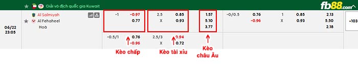 fb88-bảng kèo trận đấu Al-Salmiyah vs Al Fahaheel