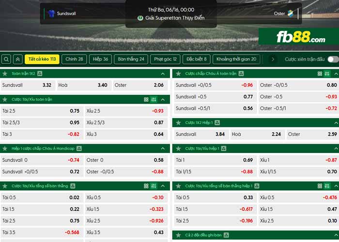 fb88-chi tiết kèo trận đấu GIF Sundsvall vs Osters