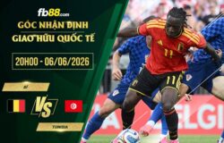 fb88-soi kèo Bỉ vs Tunisia