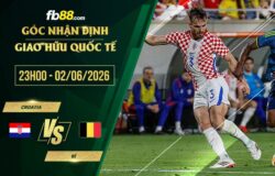fb88-soi kèo Croatia vs Bỉ