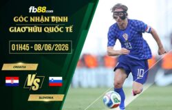 fb88-soi kèo Croatia vs Slovenia