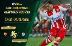 fb88-soi kèo Crvena Zvezda vs Slovan Bratislava