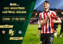 fb88-soi kèo Derry City vs Drogheda