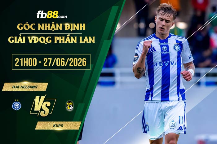 fb88-soi kèo HJK Helsinki vs KuPS