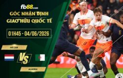 fb88-soi kèo Hà Lan vs Algeria