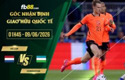 fb88-soi kèo Hà Lan vs Uzbekistan