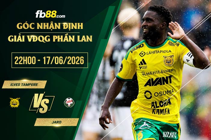 fb88-soi kèo Ilves Tampere vs Jaro