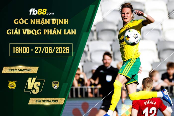 fb88-soi kèo Ilves Tampere vs SJK Seinajoki