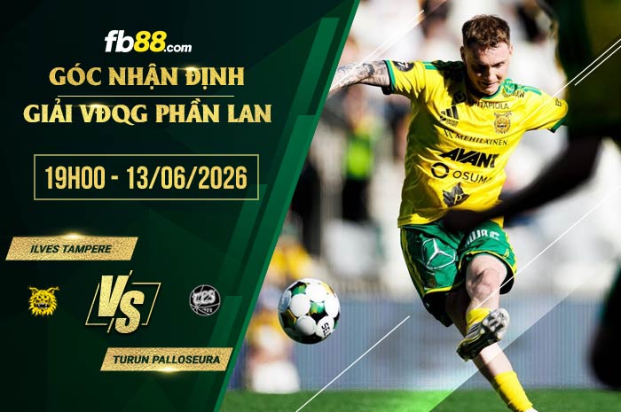 fb88-soi kèo Ilves Tampere vs Turun Palloseura
