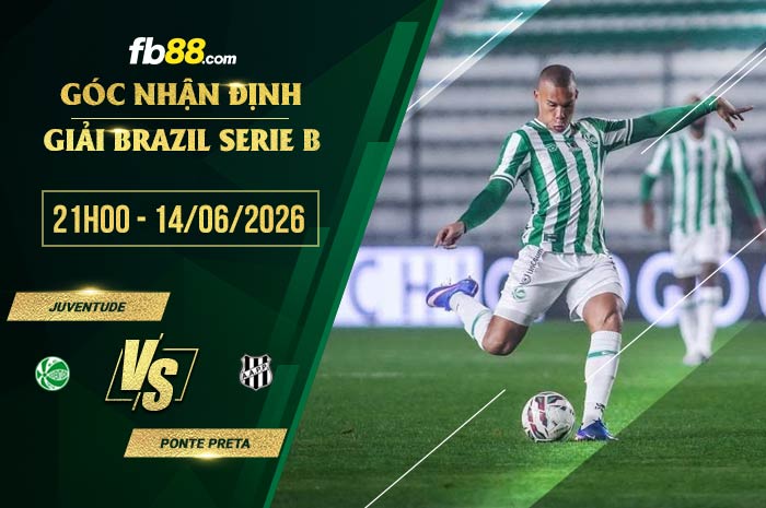 fb88-soi kèo Juventude vs Ponte Preta