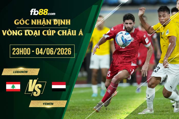 fb88-soi kèo Lebanon vs Yemen
