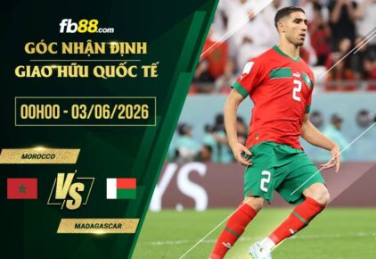 fb88-soi kèo Morocco vs Madagascar