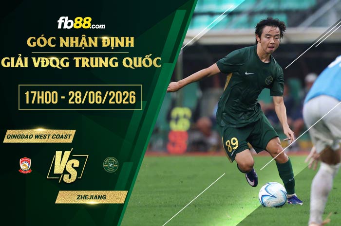 fb88-soi kèo Qingdao West Coast vs Zhejiang Professional
