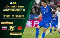 fb88-soi kèo Slovakia vs Montenegro