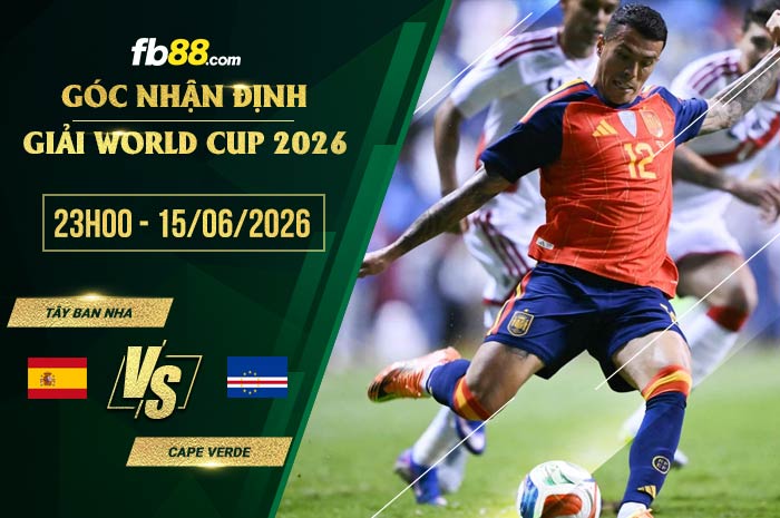 fb88-soi kèo Tây Ban Nha vs Cape Verde