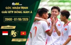 fb88-soi kèo U19 Indonesia vs U19 Việt Nam
