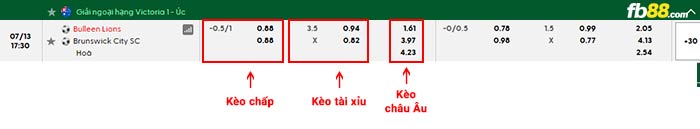 fb88-bảng kèo trận đấu Bulleen Lions vs Brunswick City