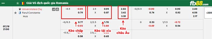 fb88-bảng kèo trận đấu Cluj vs Farul Constanta