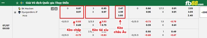 fb88-thông số trận đấu Brommapojkarna vs GAIS
