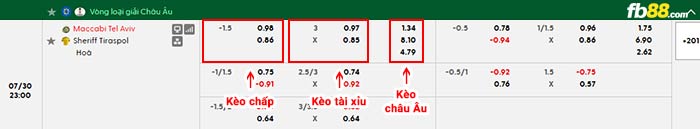 fb88-bảng kèo trận đấu Maccabi Tel Aviv vs Sheriff Tiraspol