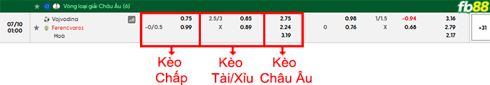 fb88-bang-keo-tran-dau-Vojvodina-vs-Ferencvaros-10-07-2026