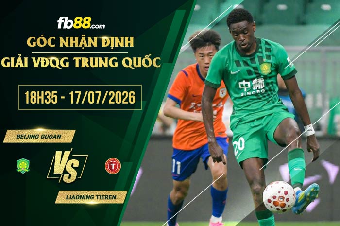fb88-soi kèo Beijing Guoan vs Liaoning Tieren
