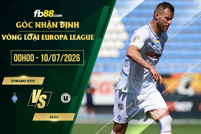 fb88-soi kèo Dynamo Kyiv vs Cluj