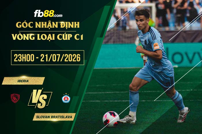 fb88-soi kèo Iberia vs Slovan Bratislava