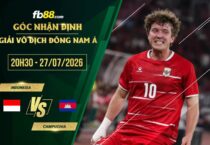 fb88-soi kèo Indonesia vs Campuchia