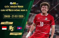 fb88-soi kèo Indonesia vs Campuchia
