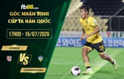 fb88-chi tiết kèo trận đấu Jeonnam vs Chungnam Asan
